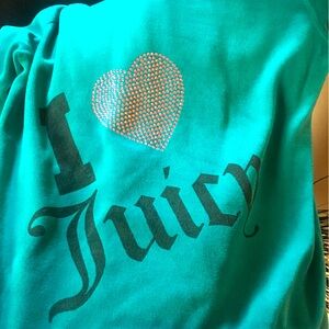 Teal Y2K Vintage Juicy Couture Size Large